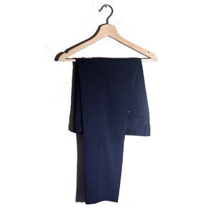 Navy Slim Fit Suit Pants for Men